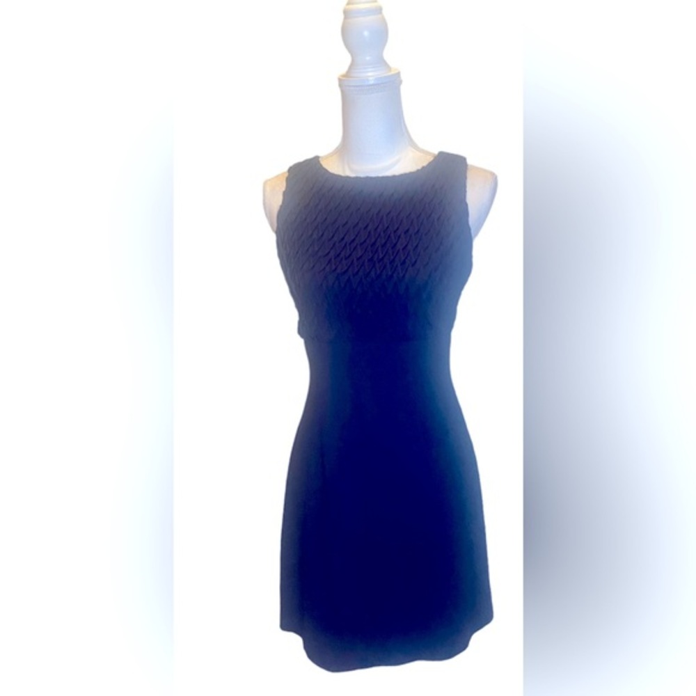Carole Little black mini dress